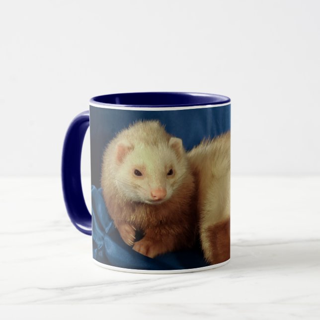 Personalized Pet Ferret Mug (Front Left)