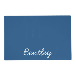 Personalized Pet Food Placemat Custom Name Dog &