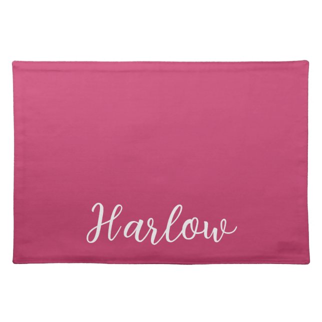 Personalized Pet Food Placemat | Custom Name Dog & (Front)