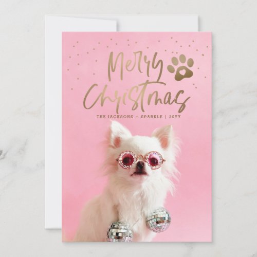 Personalized Pet Full Photo Christmas Holiday