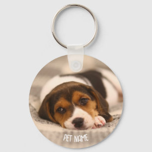 Personalized Pet Keychain – Custom Photo & Name