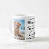 Personalized Pet Loss Keepsake Dog Memorial Photo Coffee Mug (Front Left)