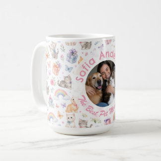 Personalized Pet Lover Photo and Name Coffee Mug