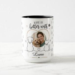 Personalized Pet Lover Photo And Name Mug