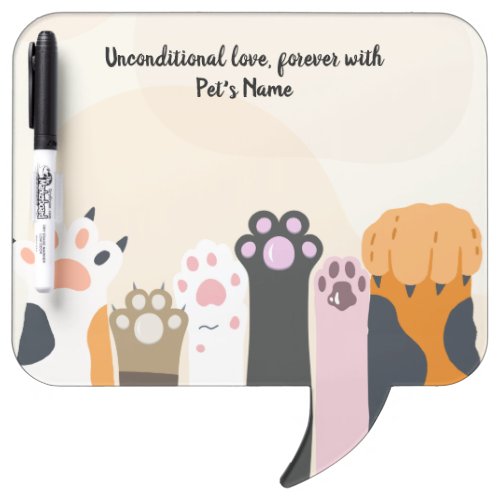 Personalized Pet Lovers Dry Erase Board 