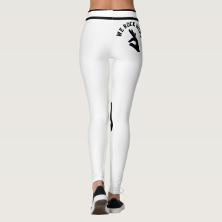 Personalized Pet Mama Black White Striped Stylish Leggings