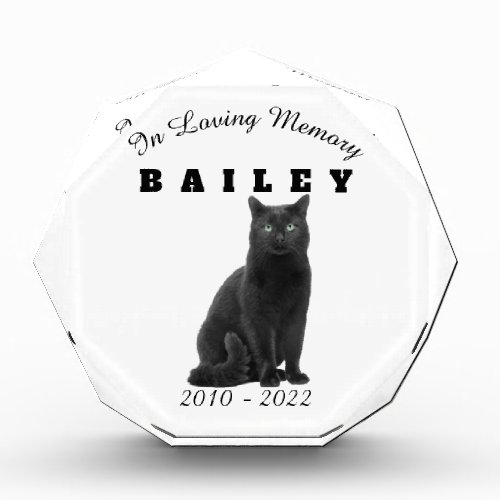 Personalized Pet Memorial Acrylic Award