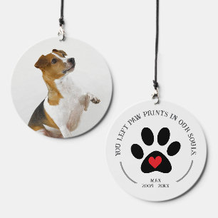Personalized Pet Memorial and Sympathy Photo Wind Chime