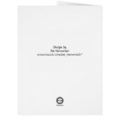 Personalized Pet Memorial Cards (Back)