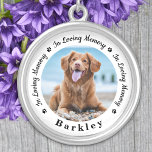 Personalized Pet Memorial Custom Dog Photo  Silver Plated Necklace<br><div class="desc">Honor your best friend with a custom photo memorial necklace . This unique pet memorials keepsake is the perfect gift for yourself, family or friends to pay tribute to your loved one. We hope your dog memorial photo necklace will bring you peace, joy and happy memories. Quote "In Loving Memory"....</div>