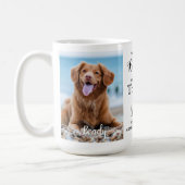 Personalized Pet Memorial Dog Loss Keepsake Photo Coffee Mug (Left)