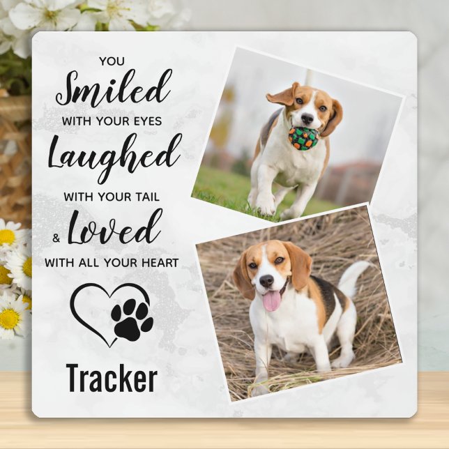 Personalized Pet Memorial Keepsake Photo Plaque (Creator Uploaded)