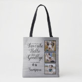 Personalized Memorial Pet Tote Bag