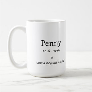 Personalized Pet Memorial Mug