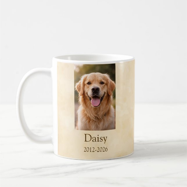 Personalized Pet Memorial Mug (Left)