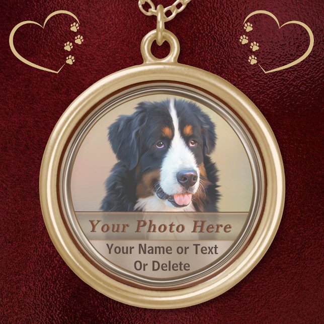 Personalized Pet Memorial Necklaces PHOTO and TEXT (Dog Photo Necklace. Dog lovers Gift. Gift ideas for Dog Lovers. Personalized Dog Jewelry. Pendant.)