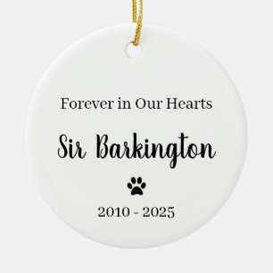 Personalized Pet Memorial Ornament