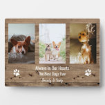 Personalized Pet Memorial Pet Loss Photo Collage   Plaque