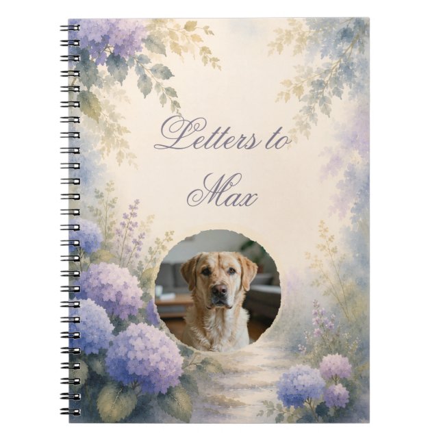 Personalized Pet Memorial Photo Journal (Front)