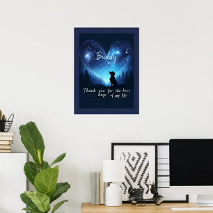 Personalized Pet Memorial  Poster