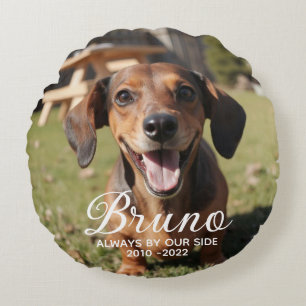 Personalized Pet Memorial Round Pillow