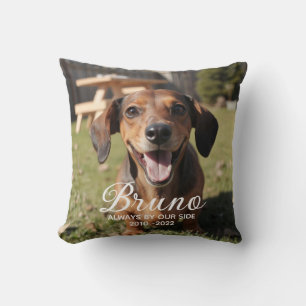 Personalized Pet Memorial Throw Pillow