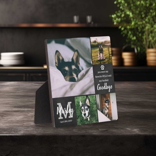 Personalized Pet Memorial Tribute Photo Collage