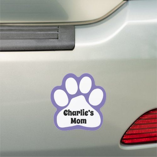 Personalized Pet Mom Car Magnet