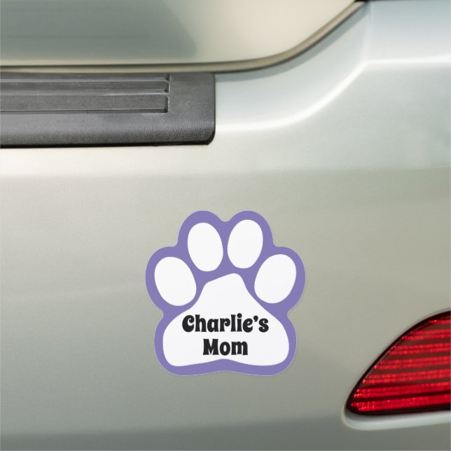 Personalized Pet Mom Car Magnet (In Situ)