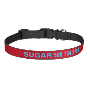 Personalized Pet Name and Phone Number Collar