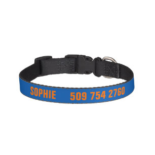 Personalized Pet Name and Phone Number Collar