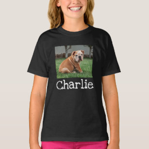 Personalized Pet Name And Photo T-Shirt