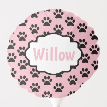 Personalized Pet Name Balloon by theburlapfrog at Zazzle