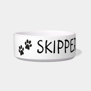 Personalized Pet Name Ceramic Bowl: Perfect Gift! Bowl