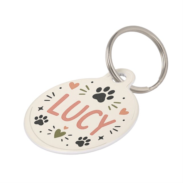 Personalized Pet Name Tag (Side)