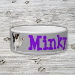 Personalized Pet Name with Image | Pet Bowl<br><div class="desc">Monogrammed for you to insert your own pet name and image,  this cute pet bowl is perfect for your special furry friend as well as a special gift for any pet lover. Personalised water or feeding bowl.</div>