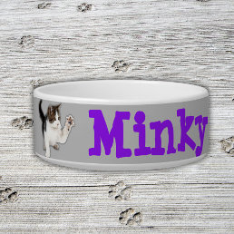 Personalized Pet Name with Image | Pet Bowl