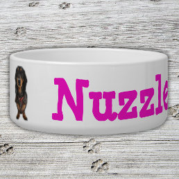 Personalized Pet Name with Image | Pet Bowl