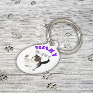 Personalized Pet Name with Image Pet ID Tag
