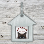 Personalized Pet Name with Image |  Pet ID Tag<br><div class="desc">Monogrammed for you to insert your own pet name and image,  this cute pet bowl is perfect for your special furry friend as well as a special gift for any pet lover. Personalized framed pet tag.</div>