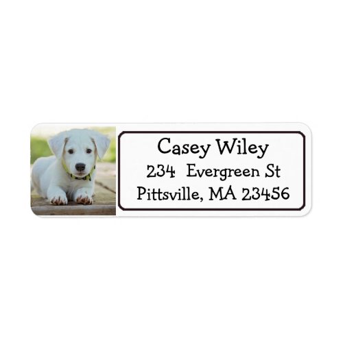 Personalized Pet or  Dog Address Label