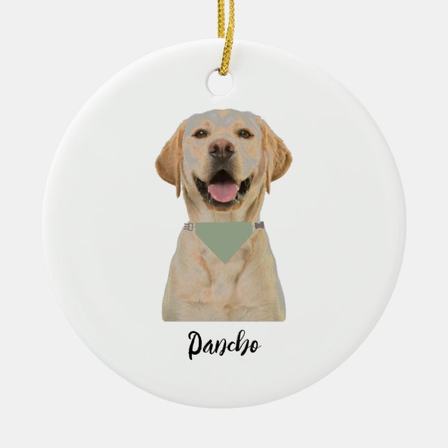 PERSONALIZED PET ORNAMENT  (Front)