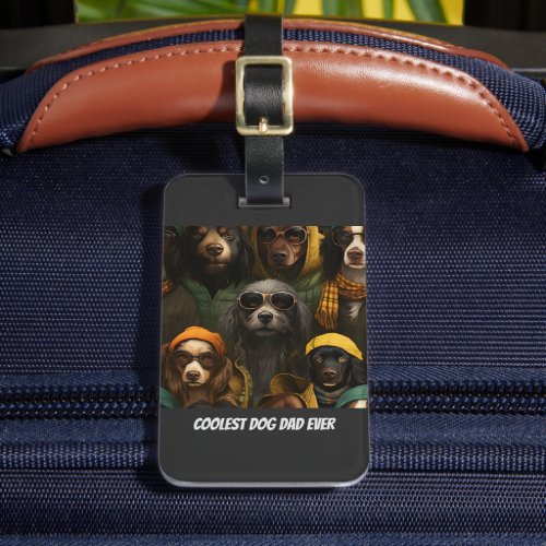 Personalized Pet Owner Luggage Tag _ Coolest Dog 