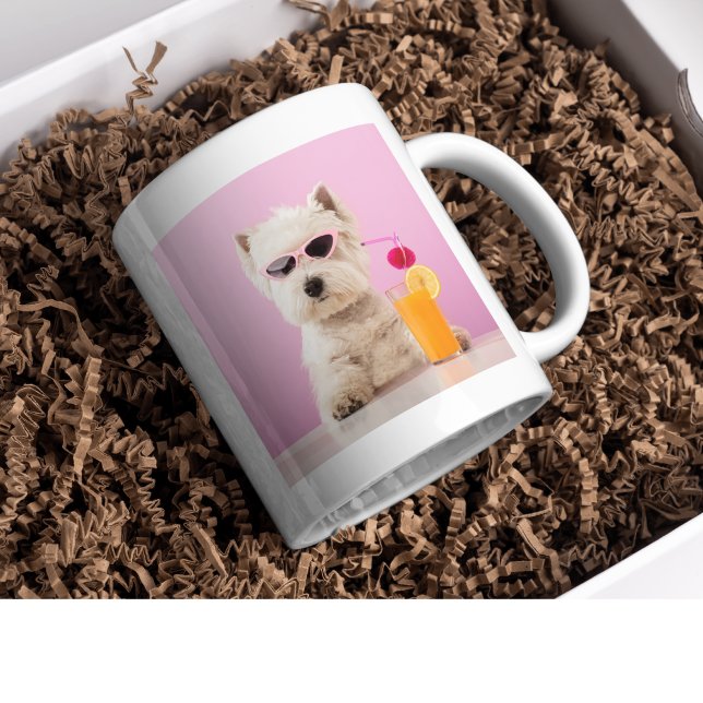 Personalized Pet Photo and Text Coffee Mug (Creator Uploaded)