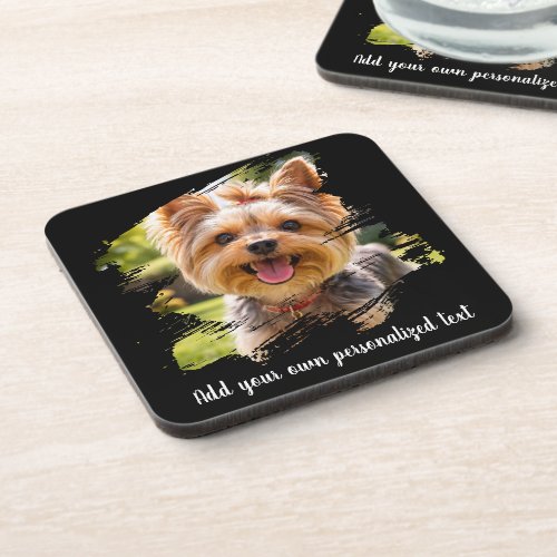 Personalized Pet Photo Beverage Coaster