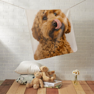 Personalized pet photo blanket
