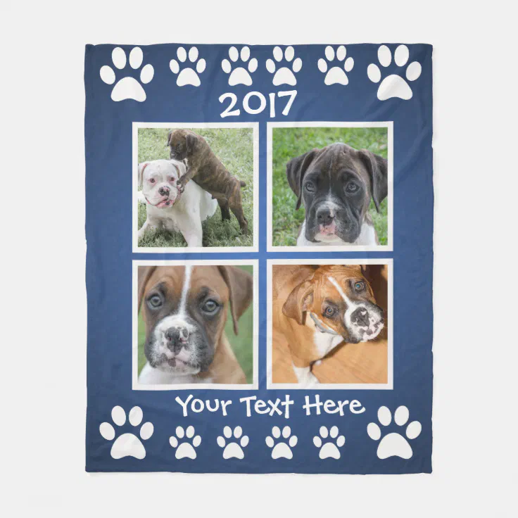 Personalized Pet Photo Blankets Zazzle
