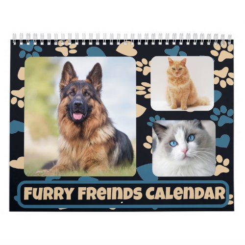 Personalized Pet Photo Calendar