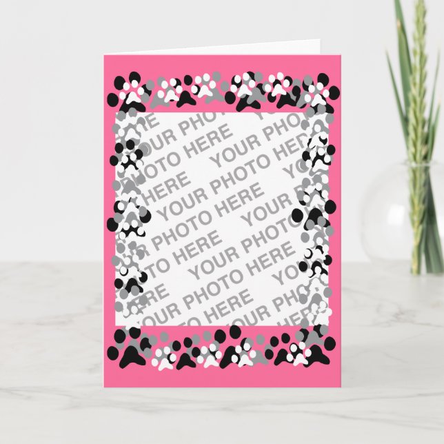 Personalized Pet Photo Card (Front)