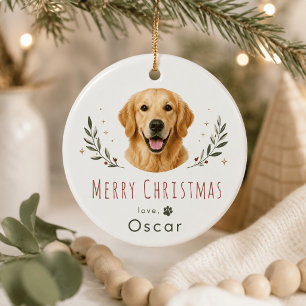 Personalized Pet Photo Christmas Ornament